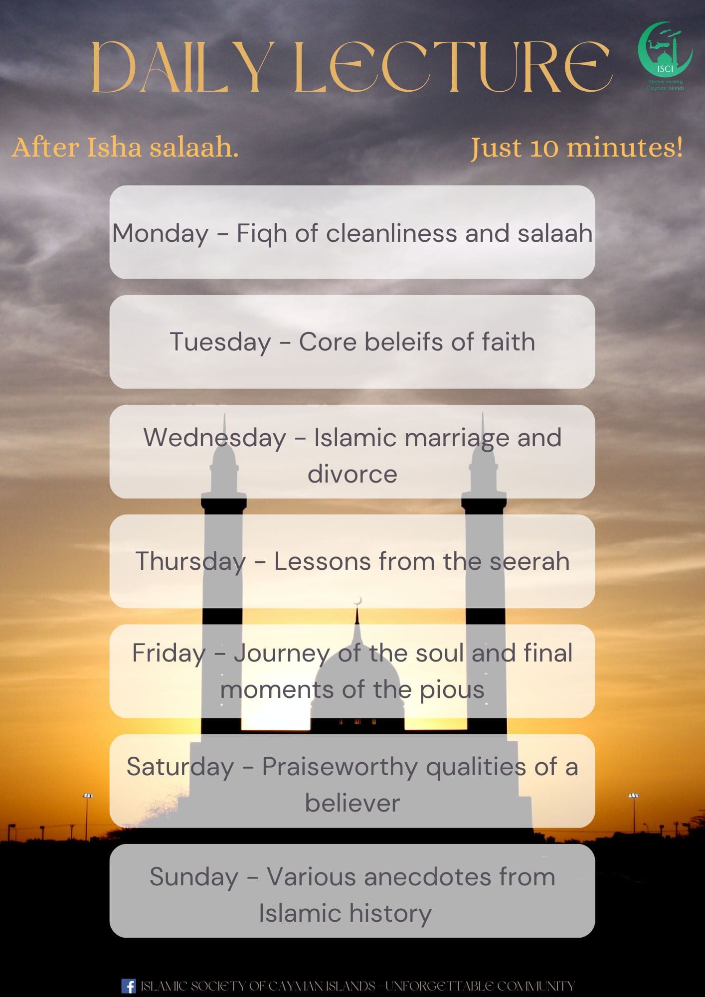 Daily Lecture 2021